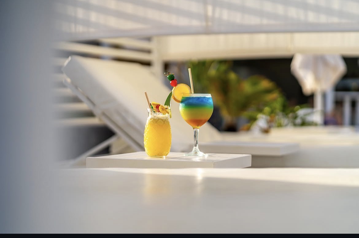 Cocktail by the pool